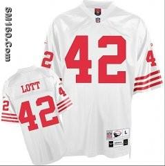 Wholesale Mitchell and Ness San Francisco 49ers #42 Ronnie Lott Throwb