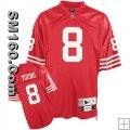 Wholesale NFL San Francisco 49ers #8 Steve Young Red Mitchell&Ness Jer
