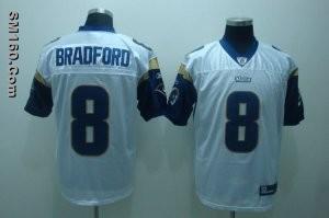 High-quality Reebok St. Louis Rams #8 Sam Bradford White NFL Jerseys