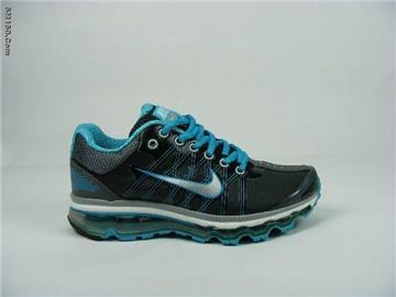 Women NK shoes airmax 2009 black and blue