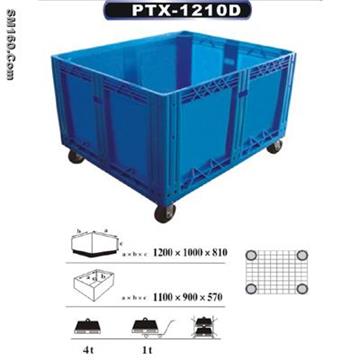 rolling plastic container