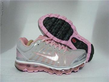 Nike shoes airmax 2009 women grey and pink--FREE SHIPPING