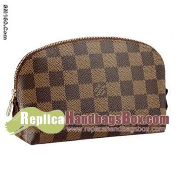 Damier Ebene Canvas Cosmetic Pouch N47516