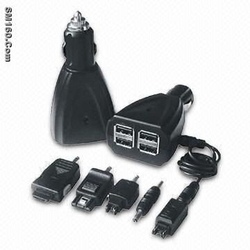 Four usb car charger