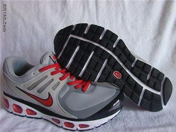 Men's Nike airmax 0210 shoes grey red and black --freeshipping