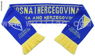 acrylic football scarf