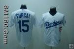 Los Angeles Dodgers #15 Rafael Furca White MLB Jersey