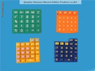 silicone rubber calculator keypads/