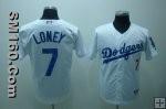 Los Angeles Dodgers #7 Loney White MLB Jersey