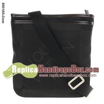 Damier Geant Canvas Single Shoulder Bag Black N41144