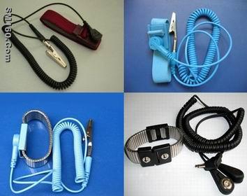ESD metal and fabric wrist strap