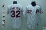 Mitchell & Ness Philadelphia Phillies #32 Steve Carlton Home White MLB
