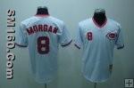 Mitchell&Ness Cincinnati Reds #8 Joe Morgan White MLB Jersey