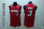 Miami Heat #3 Dwyane Wade Red Alternate NBA Basketball Jerseys