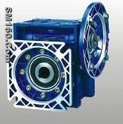 Worm gearbox with output flange