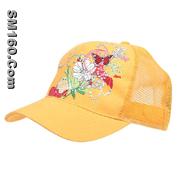 Flower Embroidery Stones Trucker Cap