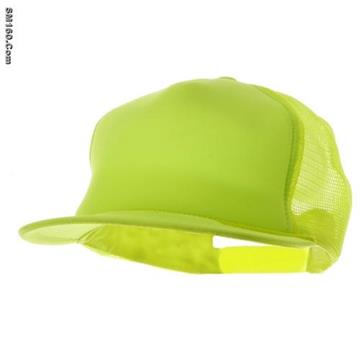 5 Panel Neon Color Poly Mesh Cap