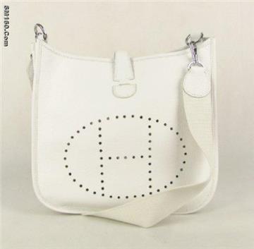 Advanced HERMES Handbag H1550 White W30*H28*D9.5cm