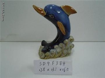 christmas gift christmas ceramic dolphins ,wholesale price