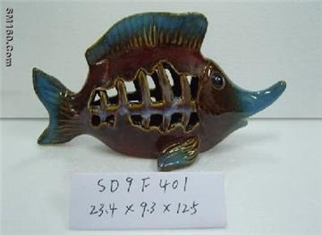 Christmas Craft Ceramic goldfish,cheap price