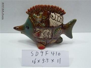Christmas Ceramic Craft goldfish,wholesale price