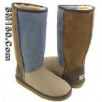 cheap ugg blue patchwork classic tall boots on sale