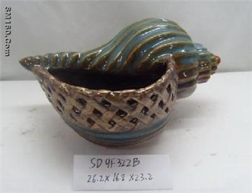 Christmas Craft Ceramic conch,Low cost wholesale