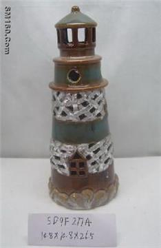 Christmas Craft Ceramic watchtower,wholesale price
