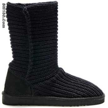 black ugg weave boots
