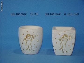 christmas gift flower pot