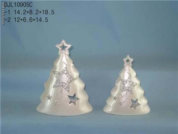 christmas gift ceramic white tree