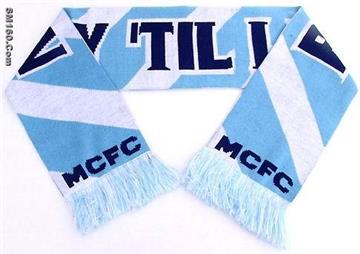 jacquard knitted sport fan scarf