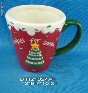 cute christmas ceramic cup