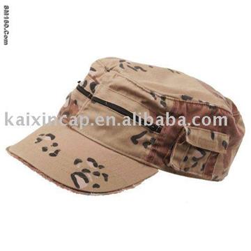 Zippered Enzyme Army Cap