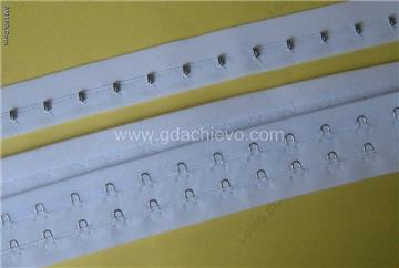 4-stitch continuous hook & eye tape 2 rows