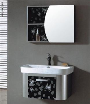 Stainless steel bathroom cabinet