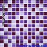 Three color ceramic tile