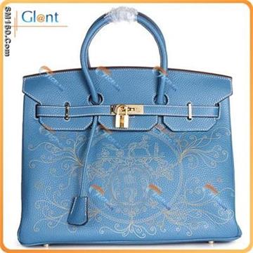 Hermes Togo Leather Birkin 35CM Bag Medium Blue 1041