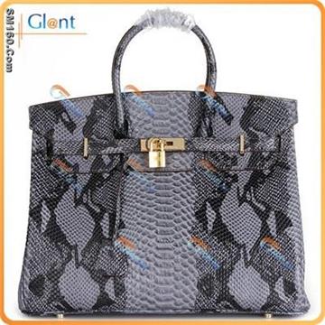 Hermes Boa Veins Birkin 35CM Bag Silve Grey 1041