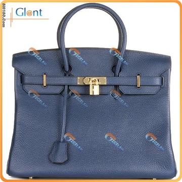 Hermes Birkin 35CM Togo Leather Handbag Dark Blue 1041