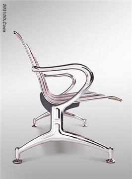 supply chromed steel frame airport waiting chair