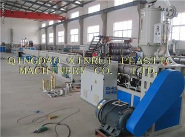 pipe extrusion line.