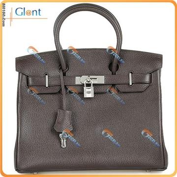 Hermes Birkin 30CM Togo Leather Handbag Dark Coffee 1041