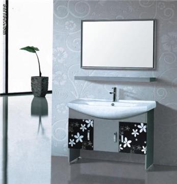 Sales sections of the elegant bathroom cabinet