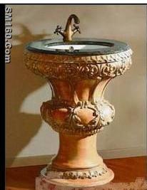 Ancient relief basins in Europe and America