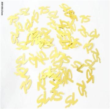 PVC number confetti for Festival party