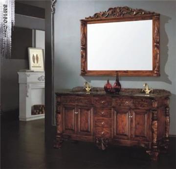 Classical bathroom cabinets provide