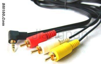China rca cable(3.5mm 4c plug)