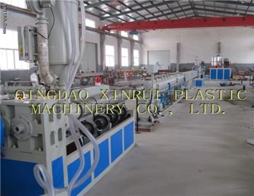 Plastic pipe extrusion line,.,