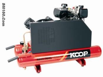 Diesel engine air compressor